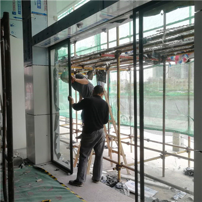 深圳公明新区本田4S店安装BG真人自动门项目